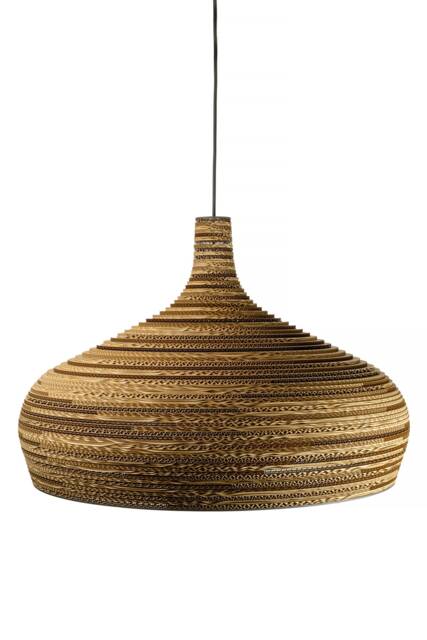 Cardboard Hanging Lamp - Dome 70 - image 1