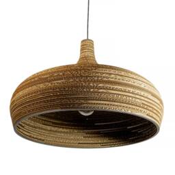 Cardboard Hanging Lamp - Dome 70 - thumbnail 2