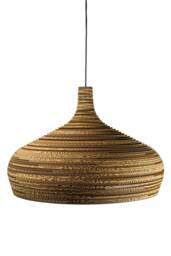Cardboard Hanging Lamp - Dome 70 - thumbnail 1