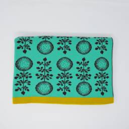 Extra Soft Lambswool Baby in Brown, Mint Green, Children Blankets - thumbnail 2