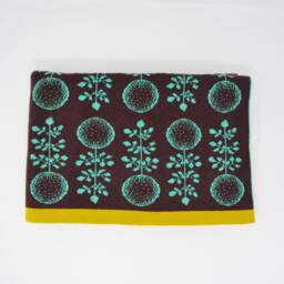 Extra Soft Lambswool Baby in Brown, Mint Green, Children Blankets - thumbnail 3