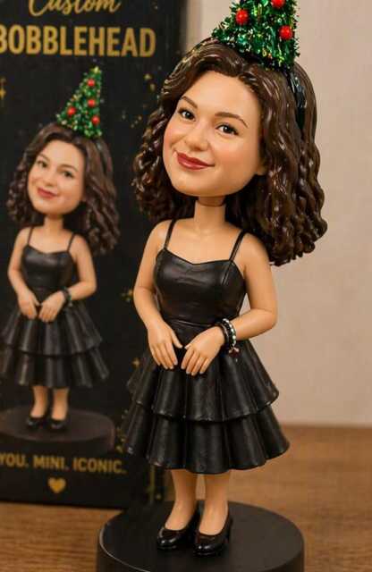 Custom Wife Bobblehead Personalized 3D Portrait Gift - image 1