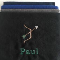 Personalised Archery Microfibre Towel - Choose Size 110cm X30cm 30cm X50cm 70cm X 140cm - thumbnail 2