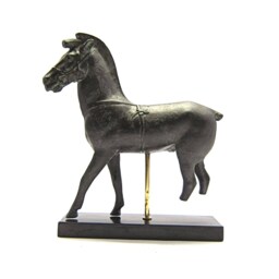 Verdigris Effect Of Greek Stone Casting A Horse From Olympia Museum , Quality Art Sculpture - thumbnail 3