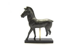 Verdigris Effect Of Greek Stone Casting A Horse From Olympia Museum , Quality Art Sculpture - thumbnail 1