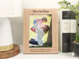 Personalised Engraved Photo Frame Va181 - thumbnail 1