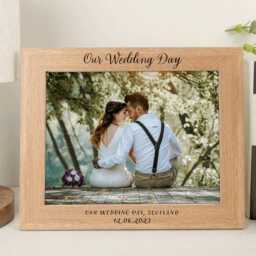 Personalised Engraved Photo Frame Va181 - thumbnail 2