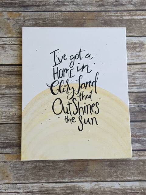 Glory Land // Christian Wall Art Inspriational - image 1