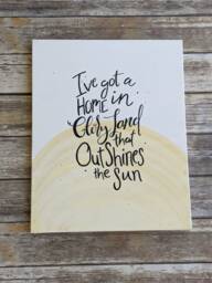 Glory Land // Christian Wall Art Inspriational - thumbnail 1