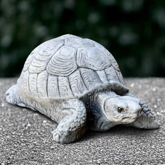 Concrete Turtle Statue Outdoor Reptile Sculpture Cement Animal Figurine Stone Decoration Handmade Ornament Lover Gift Yard Art - image 1