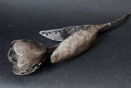 Metal Flower Lace Tulip, Wrought Iron Sculpture, By The Steel Style Things, 6Th Anniversary Gift