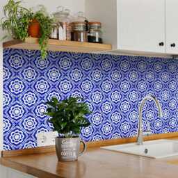 Tile Stickers Wall Decals Traditional Mexican Set Of 24 Tiles For Walls Kitchen Bathroom Home Decor H10 - thumbnail 2