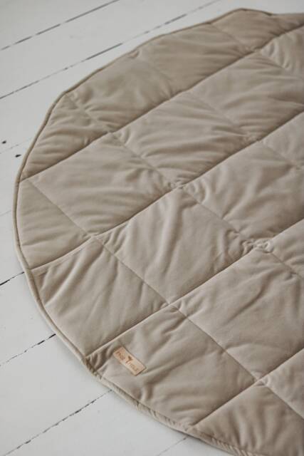 "Baby Velvet Play Mat ""Beige" - image 1