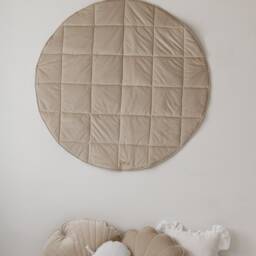 "Baby Velvet Play Mat ""Beige" - thumbnail 2