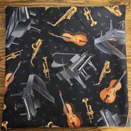 Musical Instruments Pillow Cover, 14 X Decorative Cover - thumbnail 3