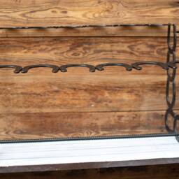 Horseshoe Boot Rack - Rack- Six Pairs Of Boots Art Decor Rustic Black - thumbnail 2