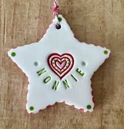 Nonnie Ornament, Gift For Nonnie, Handmade Ornament Gift, From Grandchild, Birthday, Christmas - thumbnail 1