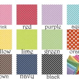 Custom Polka Dot Cotton Towel August Ave, 11 Colors - thumbnail 2
