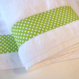 Custom Polka Dot Cotton Towel August Ave, 11 Colors - thumbnail 3