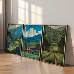 Set Of 3 Taiwan Posters, Travel Prints, Wall Art, Decor, Photography, Art Set, Prints - thumbnail 4