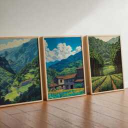 Set Of 3 Taiwan Posters, Travel Prints, Wall Art, Decor, Photography, Art Set, Prints - thumbnail 2