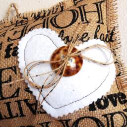 Decorative Pillowvalentine's Day Gift Pillowheartlovehopefaith Rustic Elegant Pillowtoken Of Loveunique Valentine's Gift - thumbnail 3