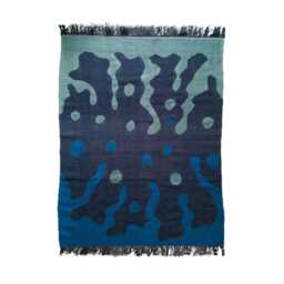 "Handwoven Wool Kilim Rug - Contemporary " - thumbnail 1