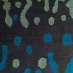 "Handwoven Wool Kilim Rug - Contemporary " - thumbnail 4