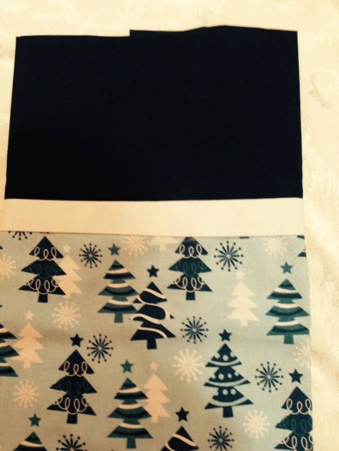 Blue Christmas Trees Pillowcase - image 1