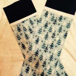 Blue Christmas Trees Pillowcase - thumbnail 2