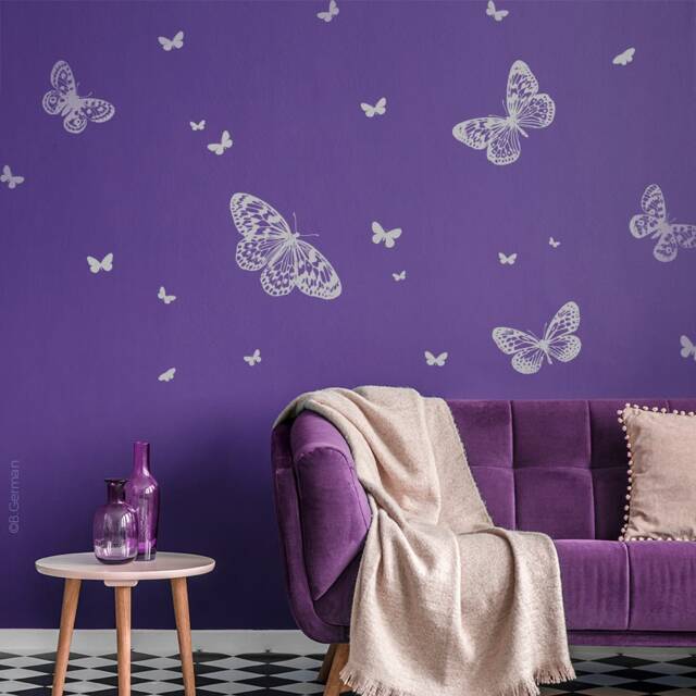 Butterflies Wall Sticker Set Decal Tattoo Decoration W71 - image 1