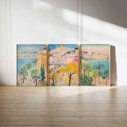 Set Of 3 Thessaloniki Poster, Greece Travel Print, Wall Art, Decor, Gift - thumbnail 4