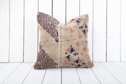 16x16 Kilim Pillow Cover Turkish Bohemian Cushion - thumbnail 1