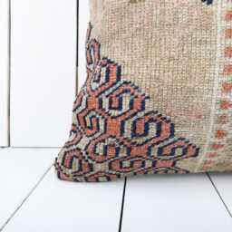 16x16 Kilim Pillow Cover Turkish Bohemian Cushion - thumbnail 2