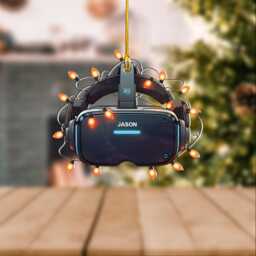 Personalized Gaming Vr Headset Ornament, Gamer Xmas Gift