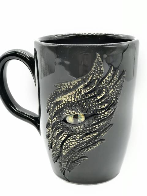 Handmade Eye Mug Personalized Pottery Cup, Anthicreativetouch - image 1