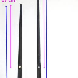 Large Clock Pendulum Mechanism Straight Tapered Hands 17/24cm For Thick Dial Diy Quartz Battery - thumbnail 3