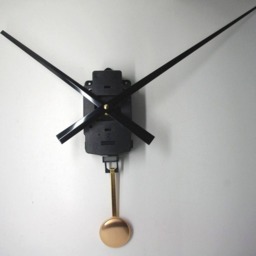 Large Clock Pendulum Mechanism Straight Tapered Hands 17/24cm For Thick Dial Diy Quartz Battery - thumbnail 4