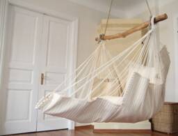 Hammock Chair Beige With Stripes