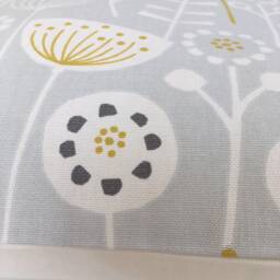 "2 X Fryetts Bergen Grey Yellow Scandinavian Cushion Covers 16"" 18"" 20"" 22"" 24" - thumbnail 3