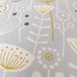 "2 X Fryetts Bergen Grey Yellow Scandinavian Cushion Covers 16"" 18"" 20"" 22"" 24" - thumbnail 2