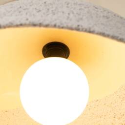 Handcrafted Ceramic Pendant Light Blue & White Wabi Sabi Lighting - 19 - thumbnail 3