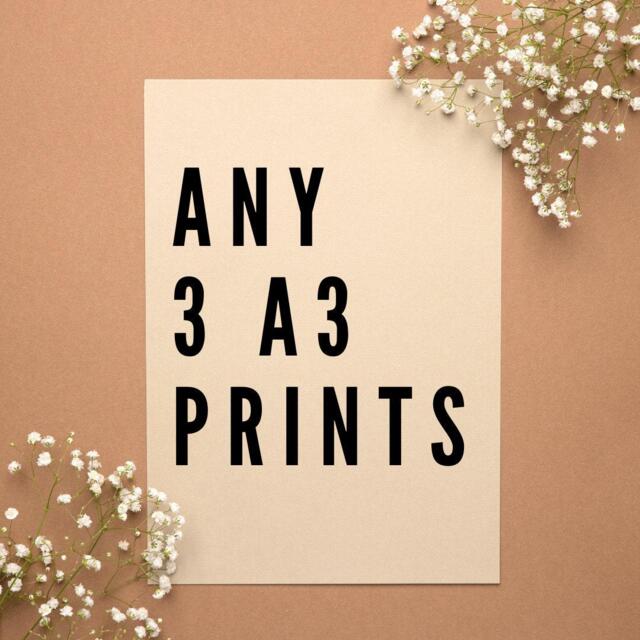 Any 3 A3 Prints Bundle Offer - Scots Scotland Gift For Scottish Home Slang Definition - image 1