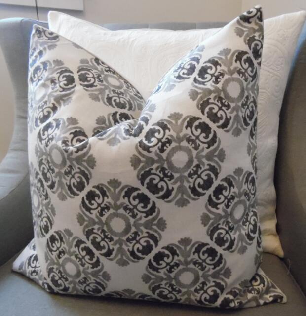 Grays.waverly.pillow Covers.slipcovers.farmhouse.home Decor. Toss Pillows.throw Pillows. Pillowcase - image 1