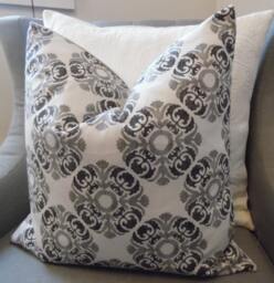 Grays.waverly.pillow Covers.slipcovers.farmhouse.home Decor. Toss Pillows.throw Pillows. Pillowcase - thumbnail 1