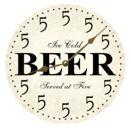 It's Five O Clock Somewhere Clock - Beer - thumbnail 1