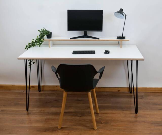 Borden Minimalist Birch Plywood Monitor Stand - image 1