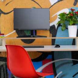 Borden Minimalist Birch Plywood Monitor Stand - thumbnail 3