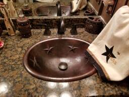 Oval Copper Vanity Bathroom 19 - thumbnail 1