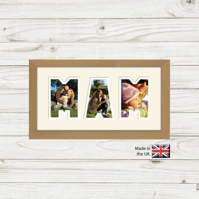 Mam Photo Frame Word Name Special Gift Mother's Day 89 By Photos in A Word - image 1
